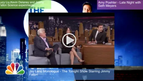 Lucy Liu si Jay Leno au făcut spectacol  la emisiunea „The Tonight Show” (Video)
