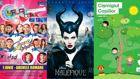 Atracţii de weekend: Salonul de carte, Angelina Jolie şi Lala Band