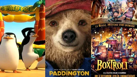 Troli, ursuleţi şi pinguini! Ce filme de animaţie vin pe marile ecrane la final de 2014