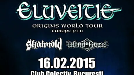 Skalmöld şi Windrose, în deschiderea concertului Eluveitie de la Bucureşti