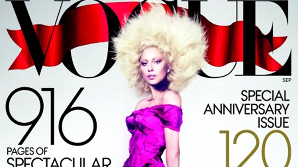 Lady Gaga, sofisticată în Vogue SUA