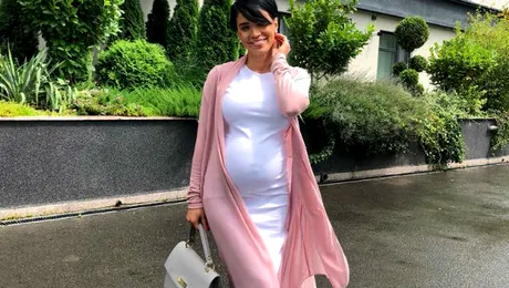 Adelina Pestriţu a organizat deja botezul fetiţei ei – FOTO