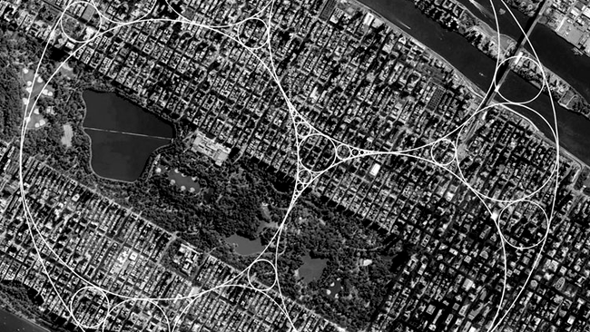 Cerc desenat in nisip