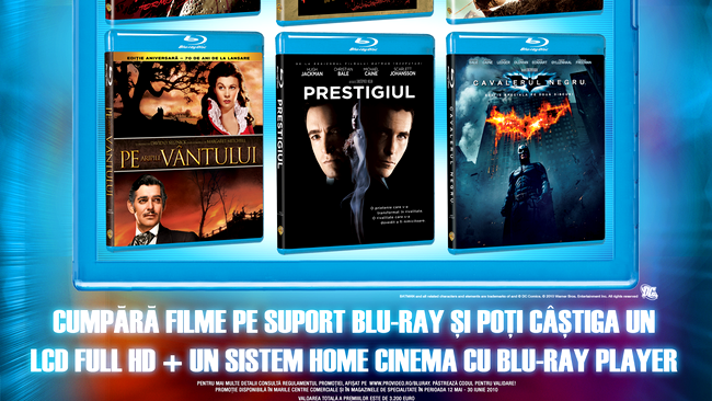 Pro Video te provoaca sa descoperi magia filmelor pe Blu - Ray, printr-un super concurs! 