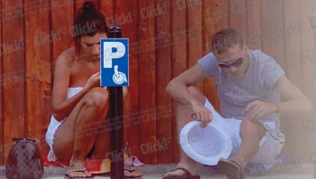 Andreea Tonciu își roade unghiile și Nicolae Mitea își sparge coșurile în plină stradă