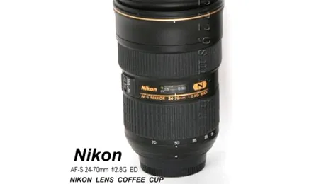 Nikon si Canon se intrec in … cesti de cafea