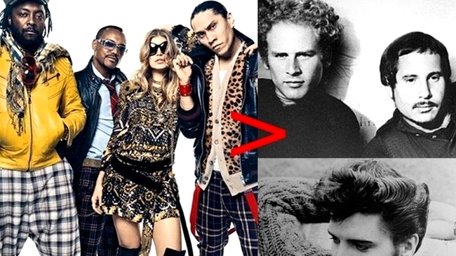 Black Eyed Peas, Elvis, Simon & Garfunkel