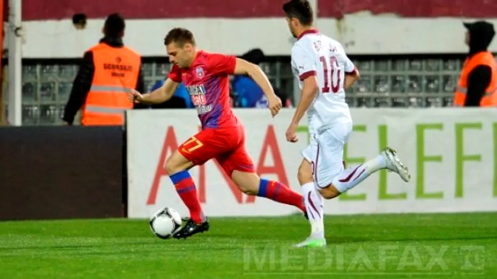 Rapid - Steaua 1-1. Rezultate și clasamentul Ligii 1 după etapa a XXVI-a