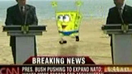 Jay Leno il ia peste picior pe Bush pe unde il prinde