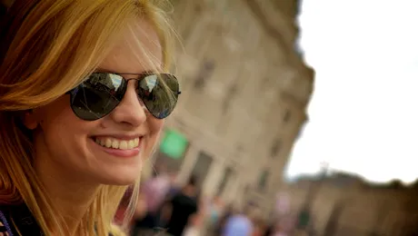 Simona Gherghe, la concertul Take That de la Londra