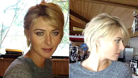 Maria Sharapova își ține fanii în suspans: s-a tuns sau nu?