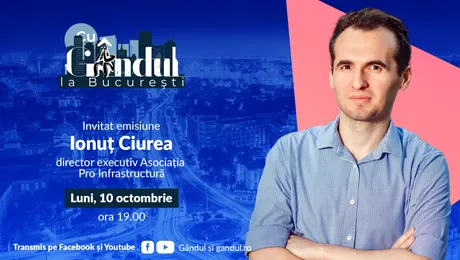 ‘’Cu Gândul la București’’ începe luni, 10 octombrie, de la ora 19.00