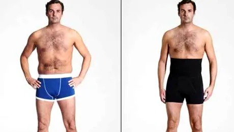 Lenjerie speciala pentru barbatii cu burtica