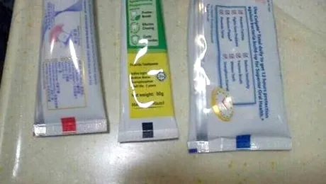 Află cât de bună este pasta de dinți după codul culorilor de pe tub