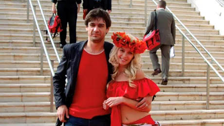 Regina s-a remarcat la Cannes