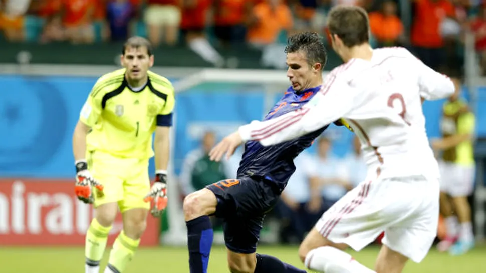 Spania - Olanda 1-5. Campioana mondială, umilită la debutul în Brazilia
