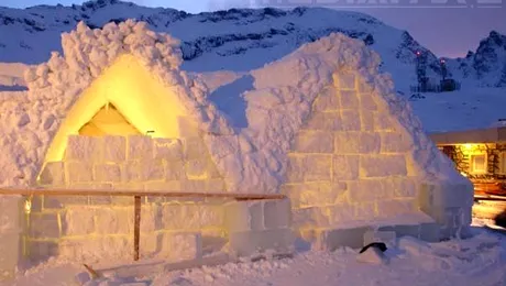 Hotelul de Gheata de la Balea, inaugurat de Craciun