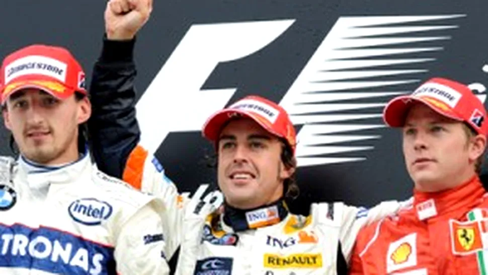 Fernando Alonso a baut din nou sampania victoriei