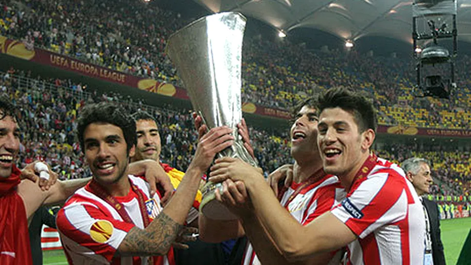 Atletico Madrid a câștigat trofeul Europa League 2012