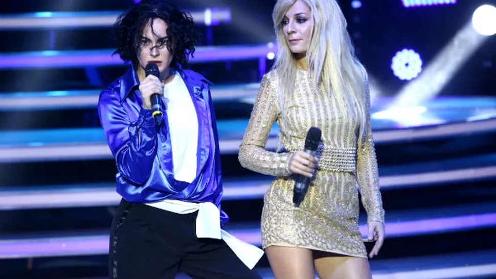Ana Baniciu şi Raluka au repetat în sufragerie pentru rolurile Britney Spears şi Michael Jackson

