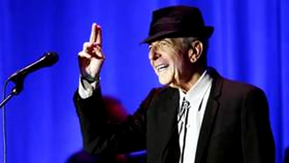 Leonard Cohen a lesinat in timpul unui concert