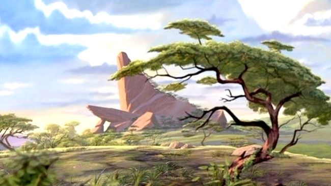 Pride Rock din Lion King