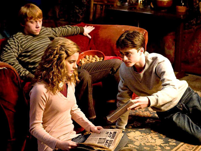 Ron, Hermione si Harry