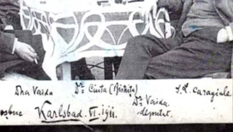 Imagini fabuloase! Caragiale, Coşbuc şi Vaida-Voievod, la o bere!