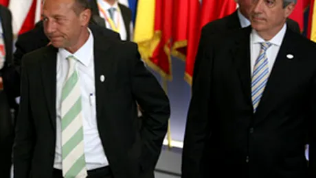 Basescu si Tariceanu participa la lucrarile CE