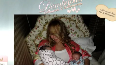 Mariah Carey are site dedicat bebeluşilor ei