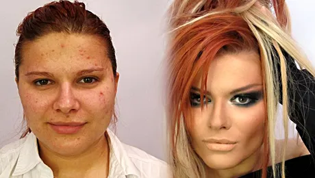 Transformări incredibile cu ajutorul machiajului profesionist (Poze)