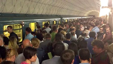 Incendiu la metroul din Moscova