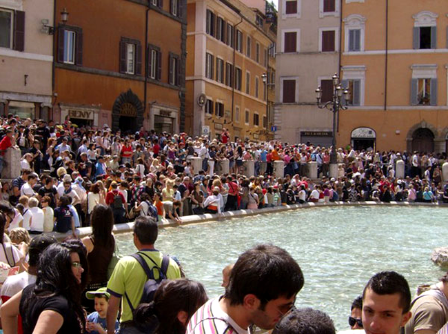 Turisti in Roma 
