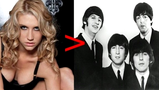 Ke$ha, Beatles