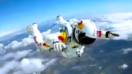 Se va arunca din stratosferă pentru a sparge bariera sunetului