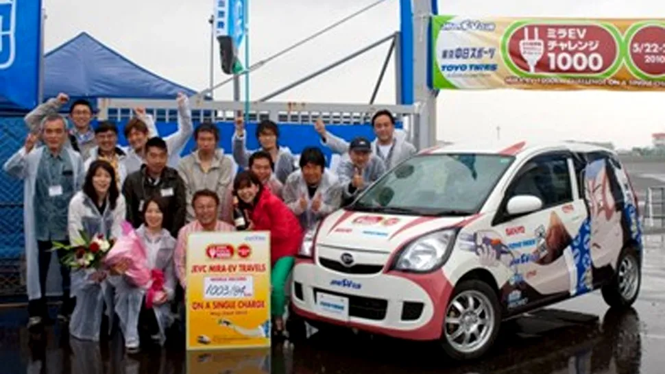 Daihatsu Mira, masina electrica ce a depasit 1.000 km 