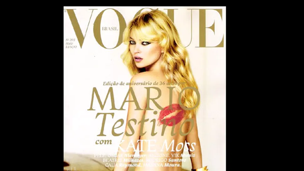 Kate Moss, in costumul Evei pentru revista Vogue! (poze)