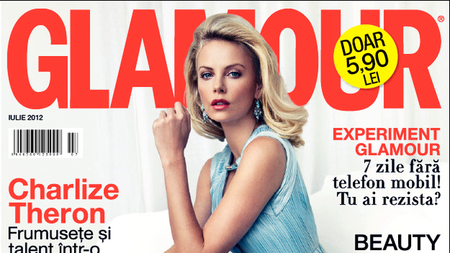 Coperta revistei Glamour - luna iulie