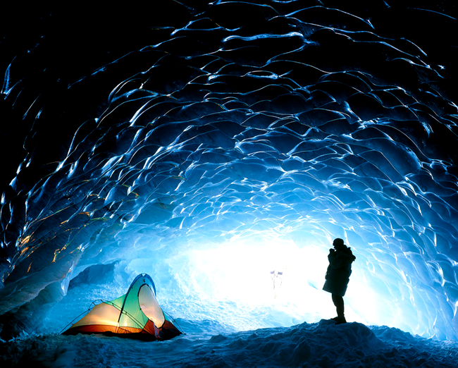  peșteră de gheață din Canada
