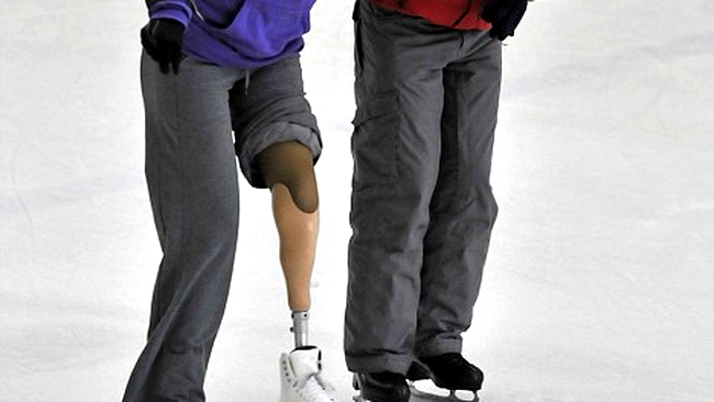 Heather Mills, pe gheata