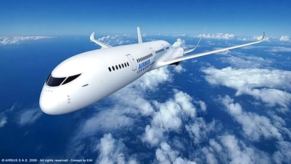 Avionul viitorului este transparent, nu are coada si apare abia in anul 2030!