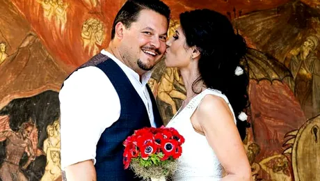 Mihai Bobonete s-a cununat religios, după 14 ani, cu mama celor 2 copii – FOTO