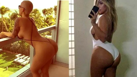 Scandalul posterioarelor gigant! Amber Rose, către Kardashian: „Eşti o târfă”