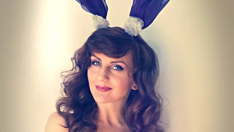 O cantareata s-a transformat în iepuraşul de Paşte