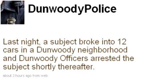 Poliția dintr-o localitate americană organizează Twitter Friday