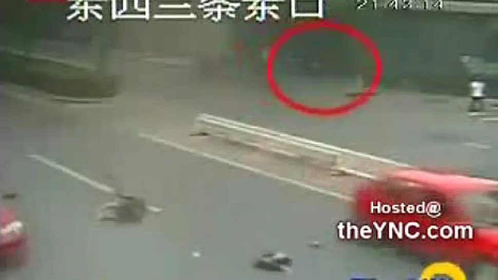 China, mereu surprinzatoare: Un alt accident socant surprins de camerele de supraveghere! (VIDEO)