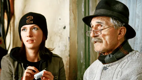 Adela Popescu a filmat la morgă