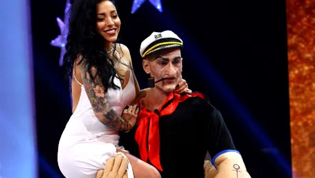 Revelionul Starurilor 2017: Ruby, în pat cu Popeye Marinarul