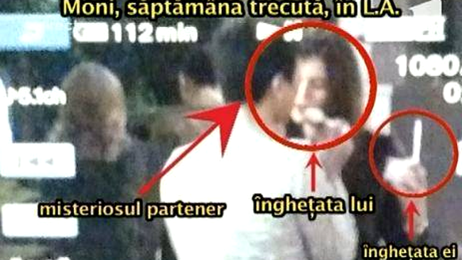 Monica Columbeanu si barbatul asiatic