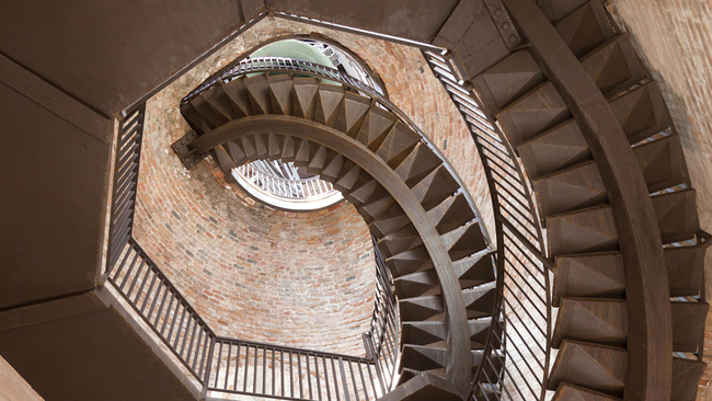 Din turnul Lamberti din Verona, Italia